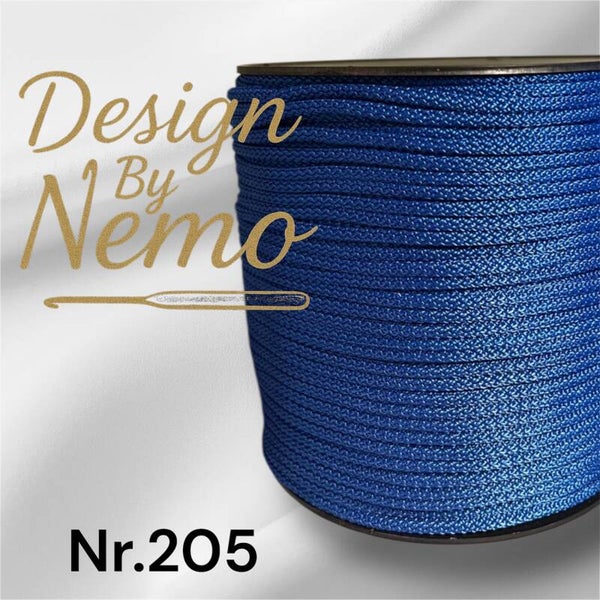 Farge.205 Royal Blue 5-6mm Blank Tråd