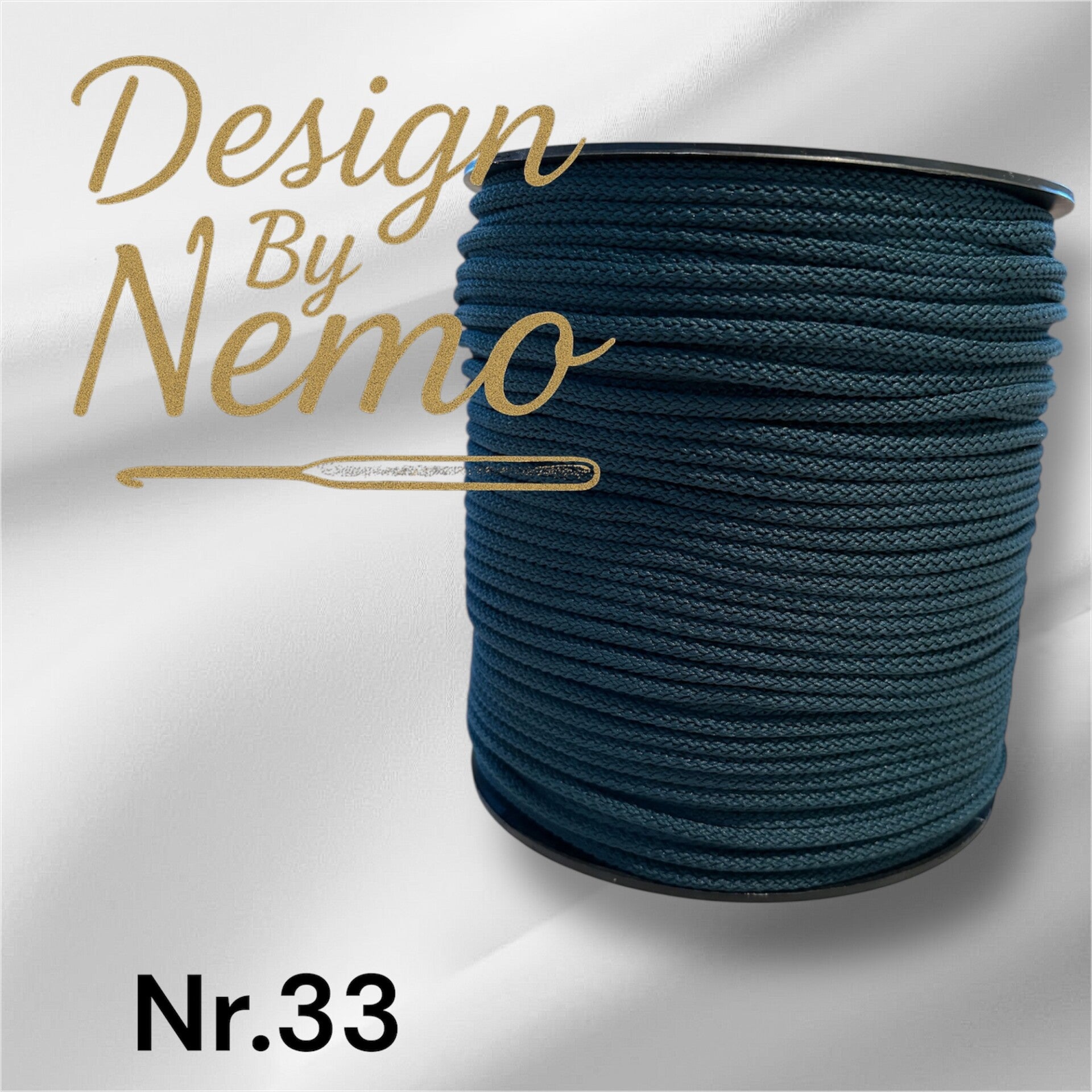 Farge.33 Blågrønn 5-6mm tråd