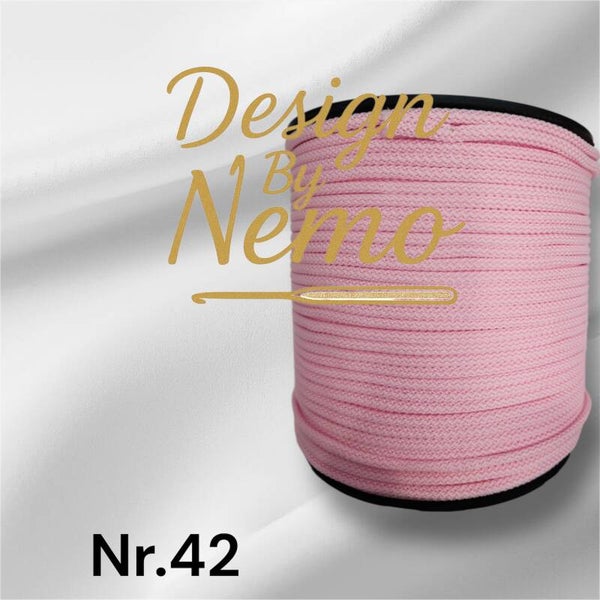Farge.42 Babyrosa 5-6mm tråd