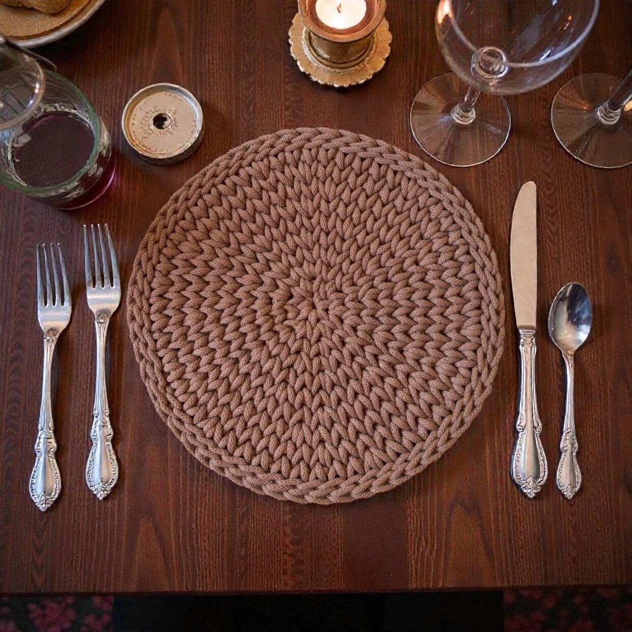 Bordbrikke rund 38cm