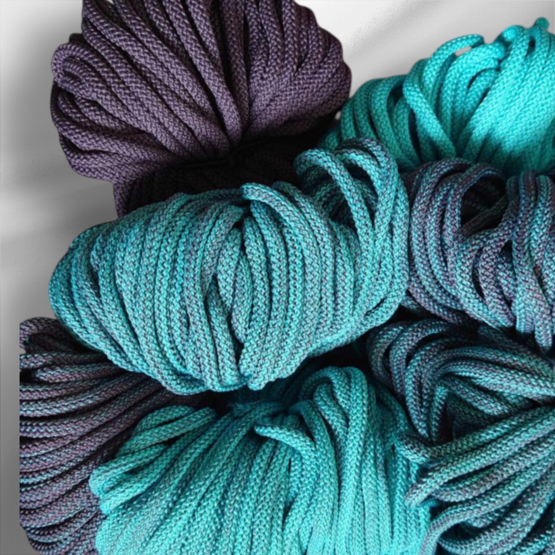 Ombré sett 15/51 Mørk Grå/turkis 350gram