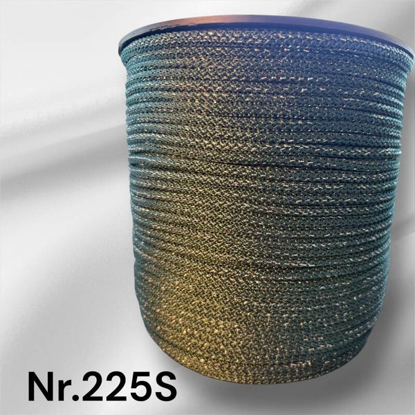 Nr.225S Mørk Sjøgrønn Sølv 5mm