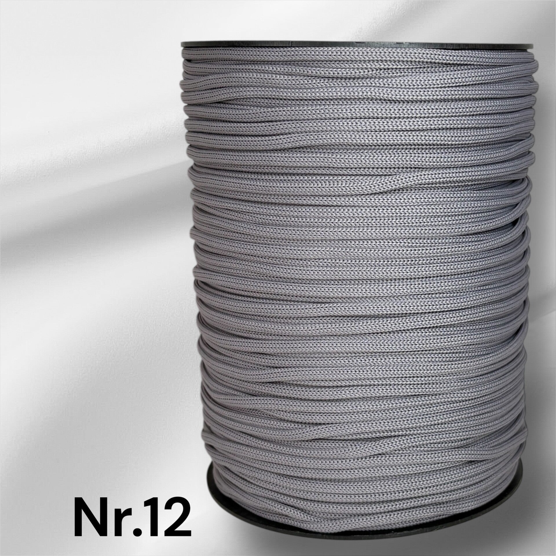 Nr.12 Stålgrå 4mm flat tråd