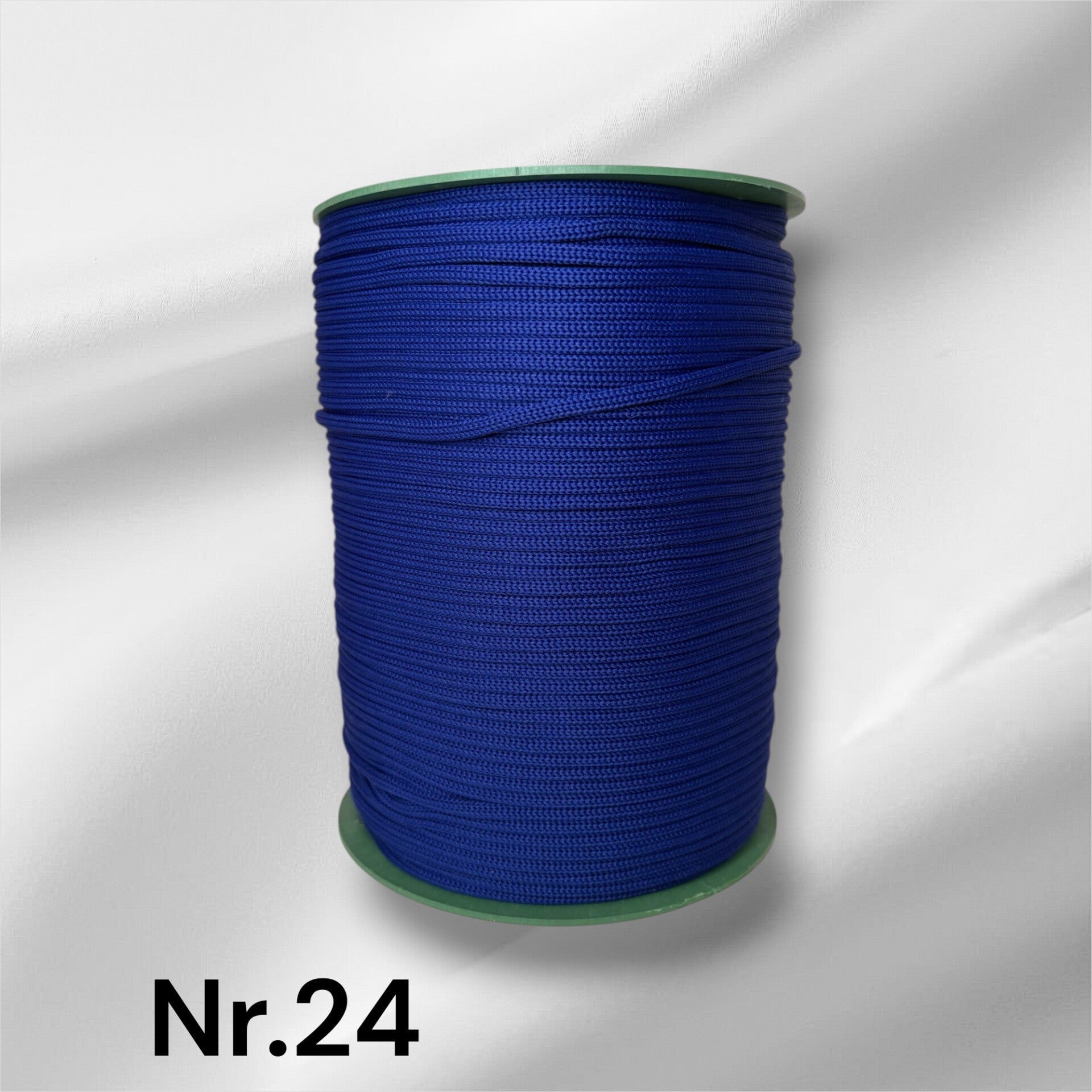 Nr.24 Kongeblå 4mm flat tråd