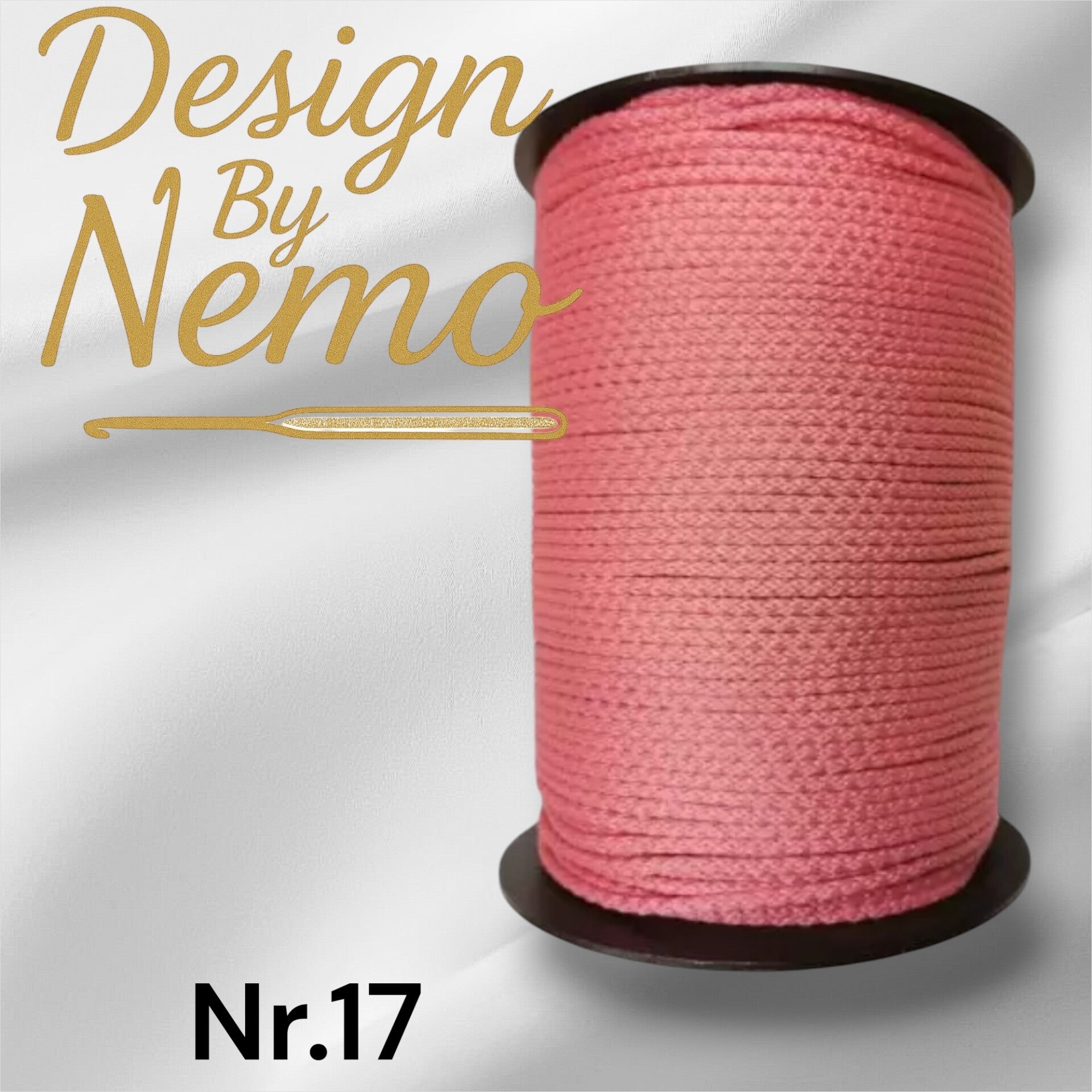 Nr.17 Mørk Rosa 3mm