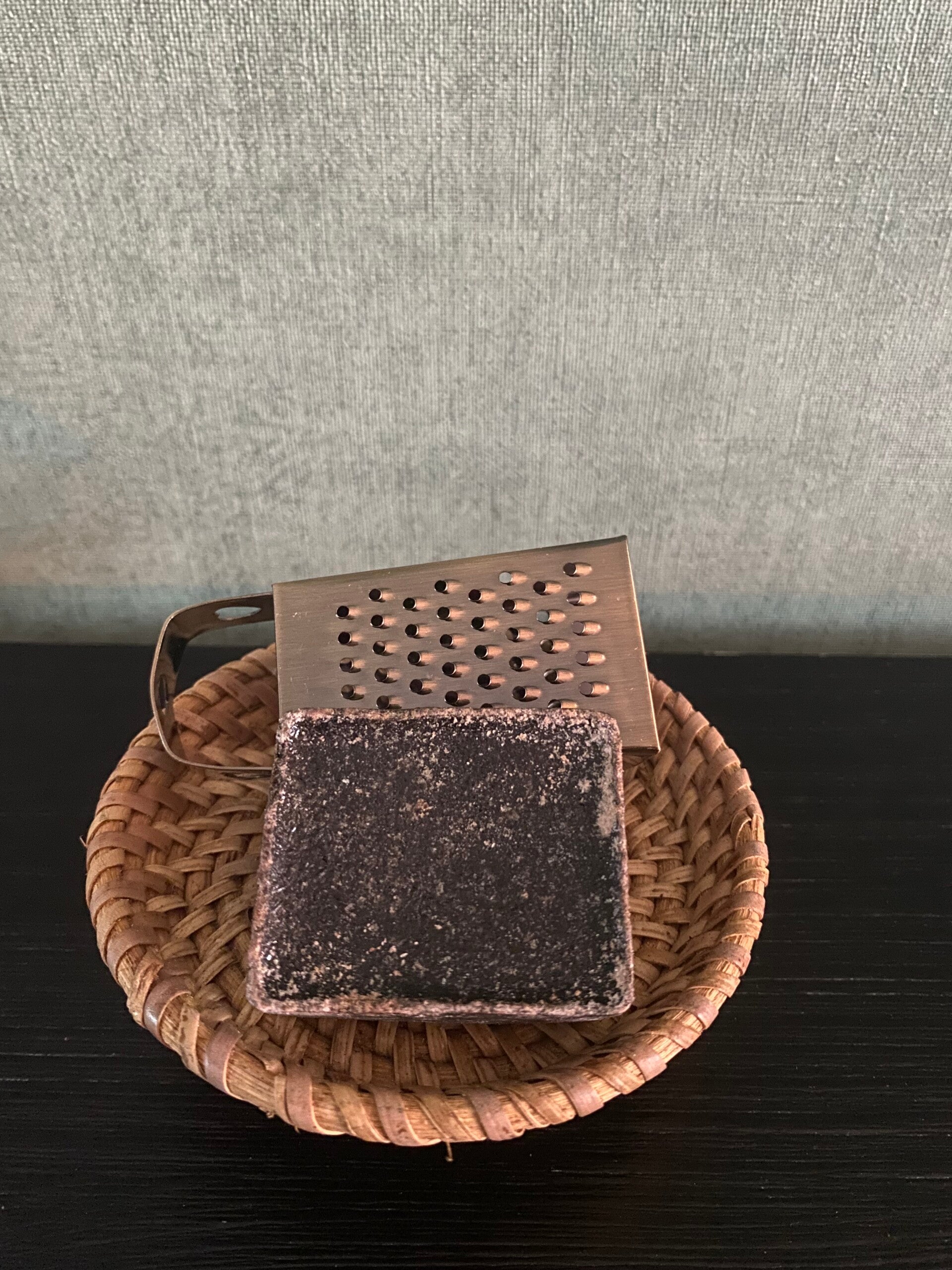 Rotan Schaaltje - Black Musk - Compleet Setje