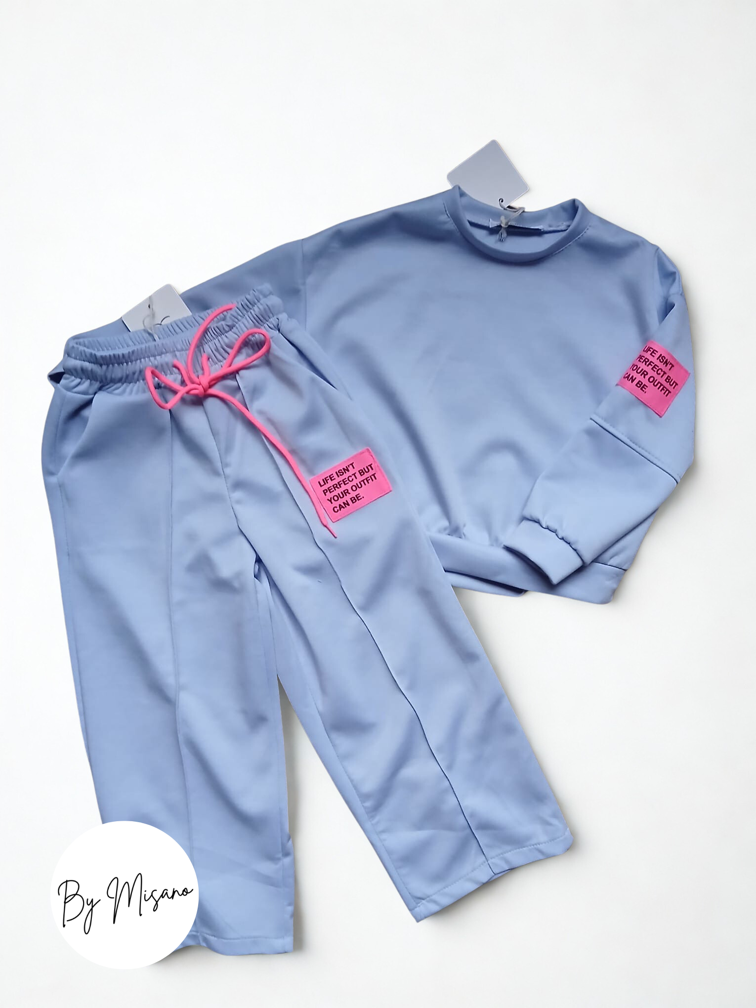 Blauw jogging setje meisjes - Trendy & Comfortabel