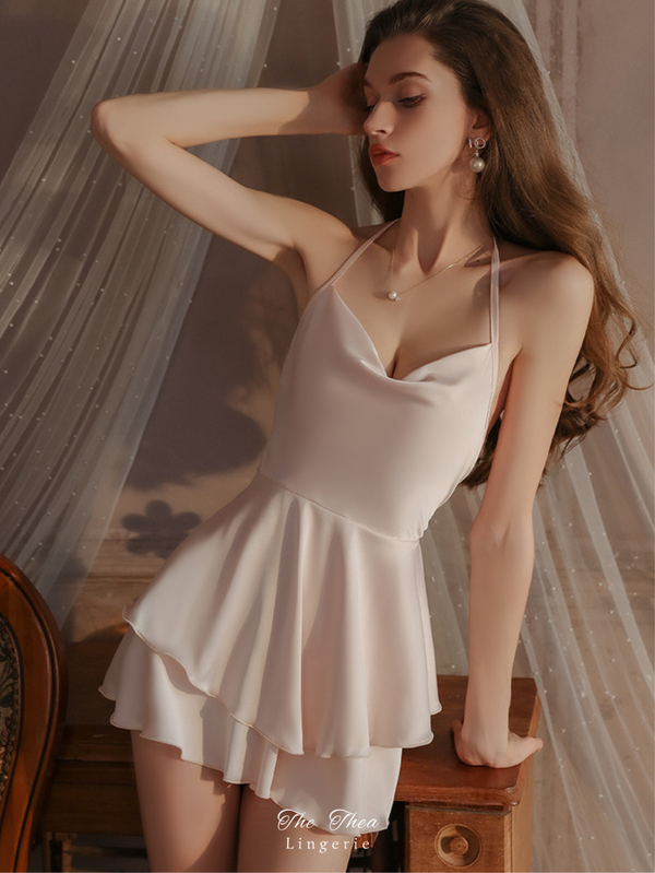 "Ballet Girl" Sexy Low-Cut Backless Slip