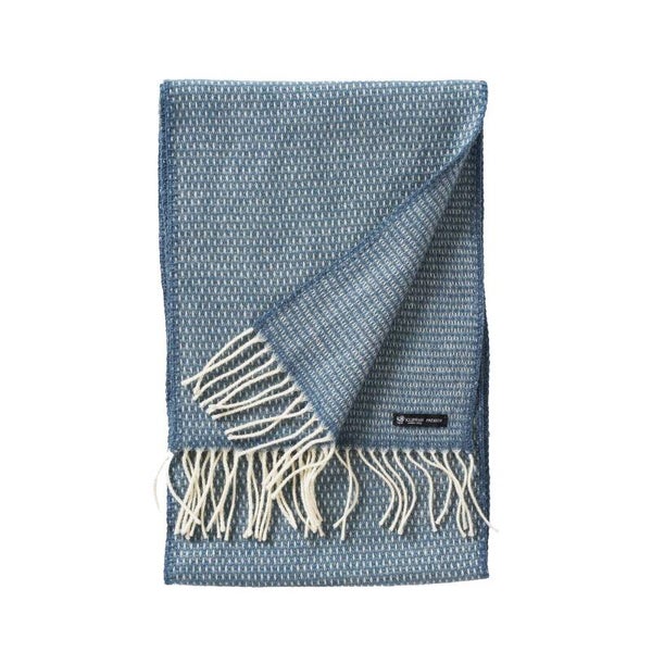 Sjaal Merino wol Hugo Blauw Klippan