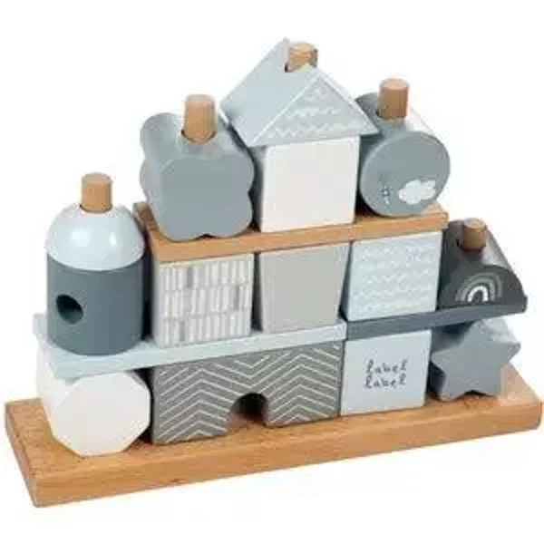 Label Label - Stacking Blocks - blauw