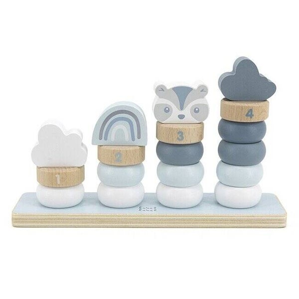 Little Stacking Rings Blauw LABEL LABEL