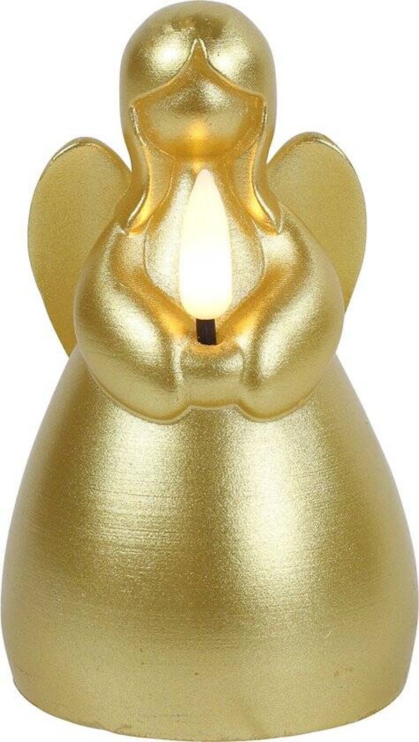 Countryfield led kaars Engel- Goud - groot