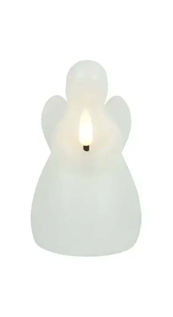 Countryfiels led kaars Engel - Wit