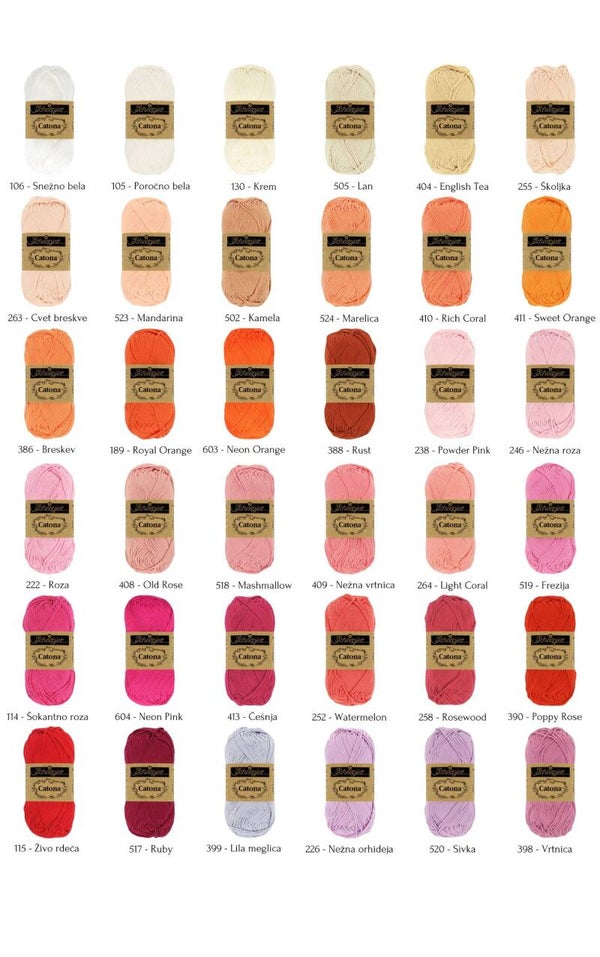 Bombažna preja CATONA - Scheepjes