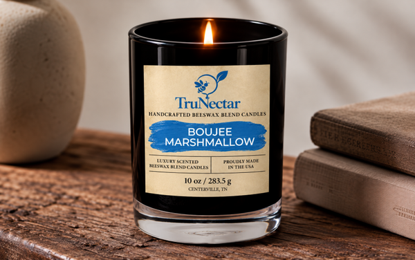 Boujee marshmallow Beeswax Blend Candle