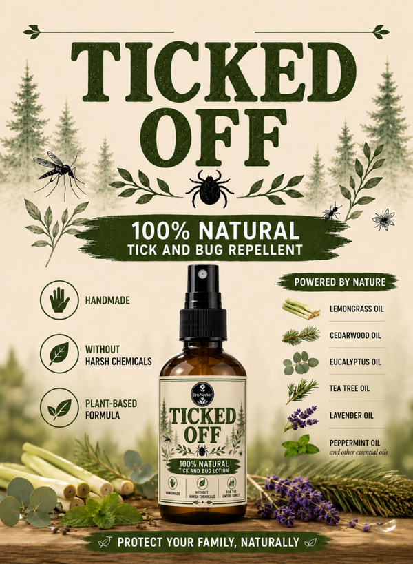 100% Natural Ticked Off Bug Spray