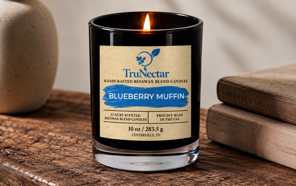 Blueberry Muffin Beeswax Blend Candle