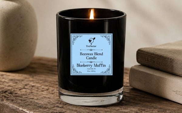 Blueberry Muffin Beeswax Blend Candle