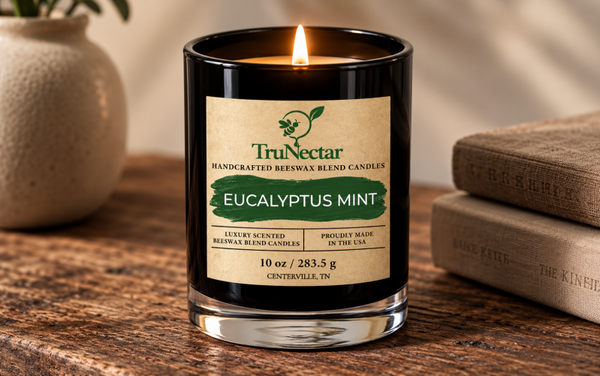 Eucalyptus Mint Beeswax Blend Candle