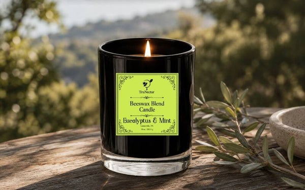 Eucalyptus Mint Beeswax Blend Candle