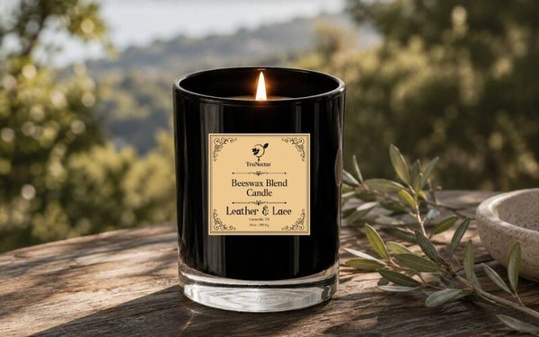Leather & Lace Beeswax Blend Candle