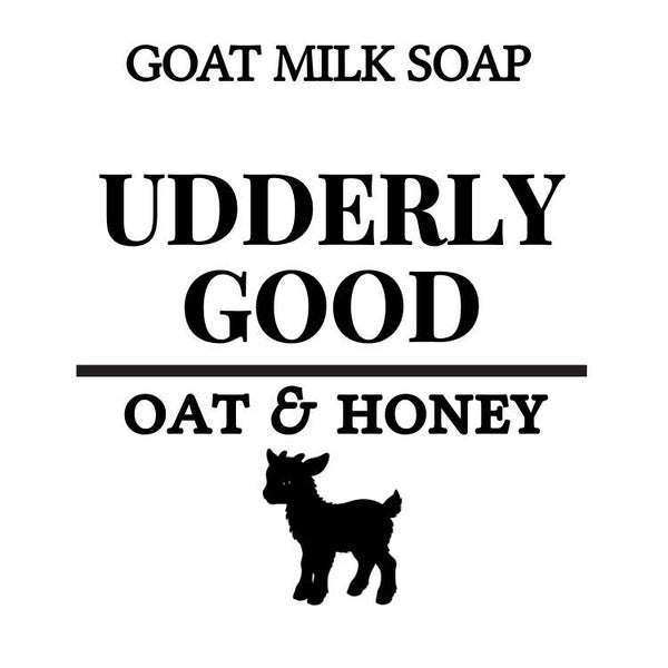"Udderly Good" Natural Handmade Soap