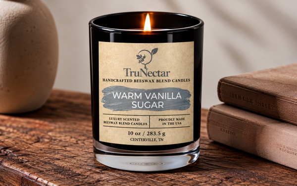 Warm Vanilla Sugar Beeswax Blend Candle