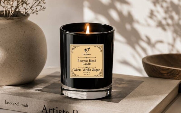 Warm Vanilla Sugar Beeswax Blend Candle