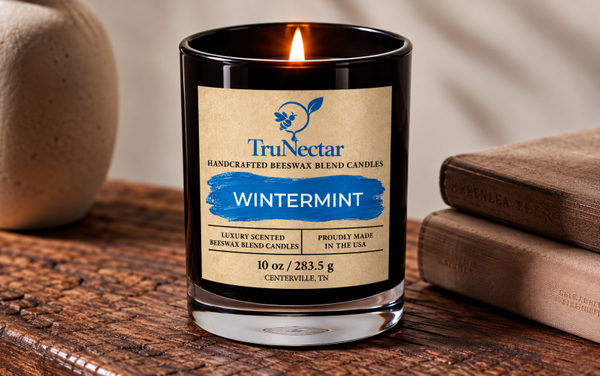 Wintermint Beeswax Blend Candle