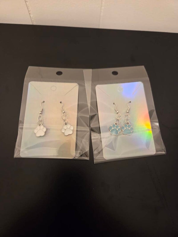 Paw earrings
