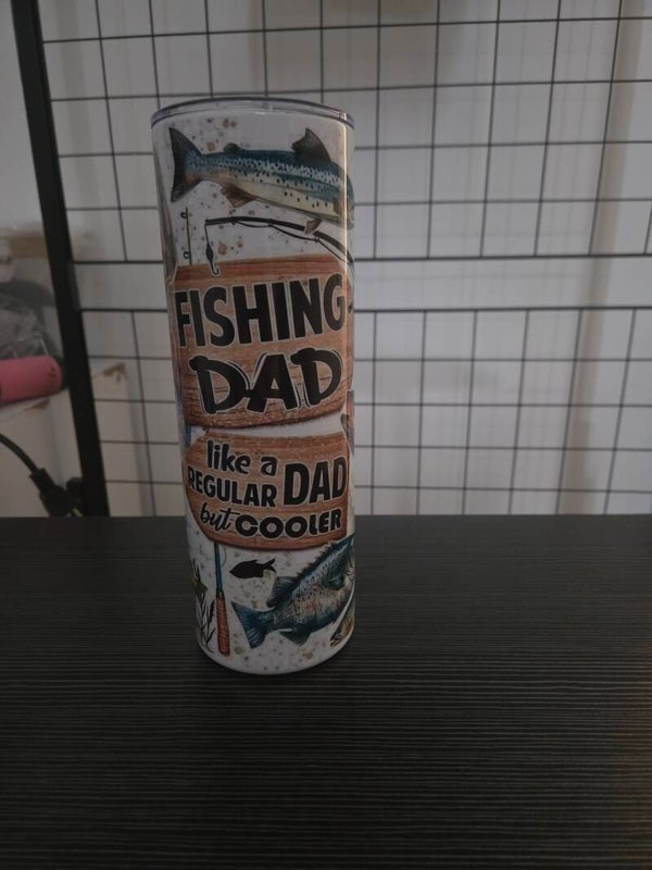 20oz Fishing dad tumbler
