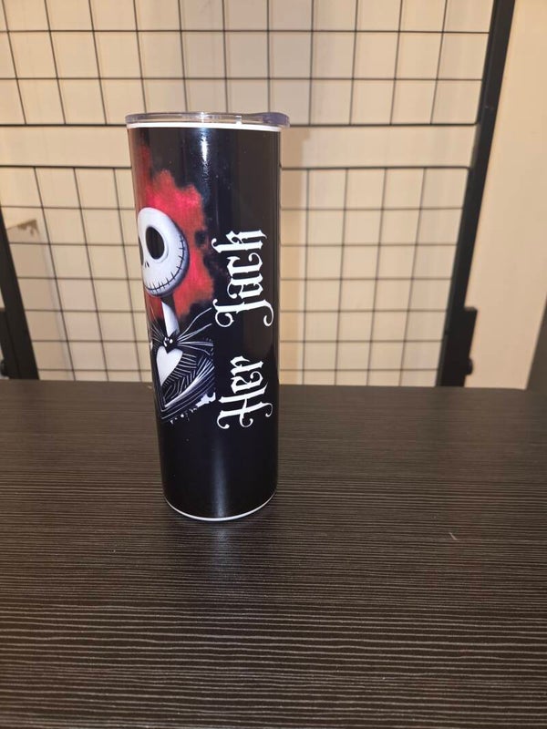 Customized nightmare before Christmas tumbler
