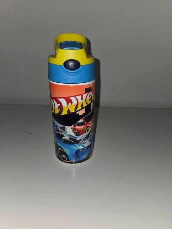 Customized hot wheels flip lid tumbler