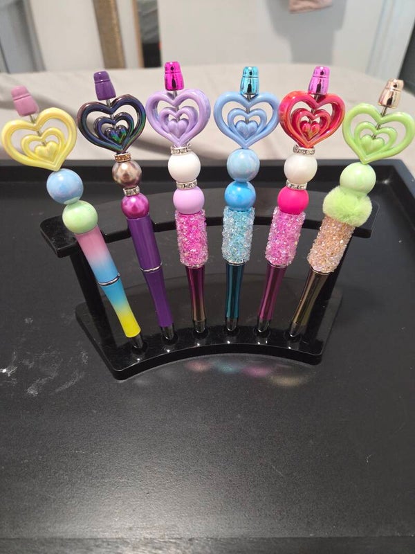 Randomly picked heart pens/pencils