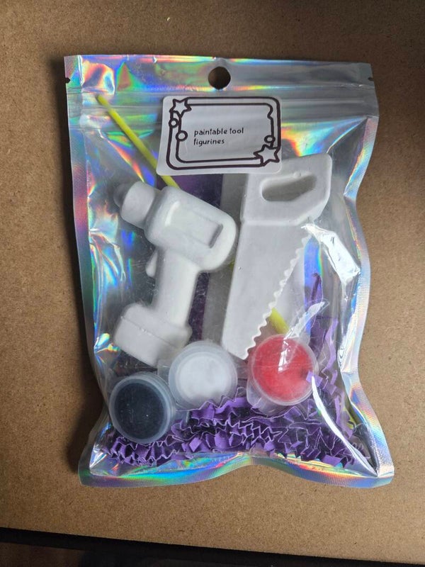 Paintable tool figurine kits