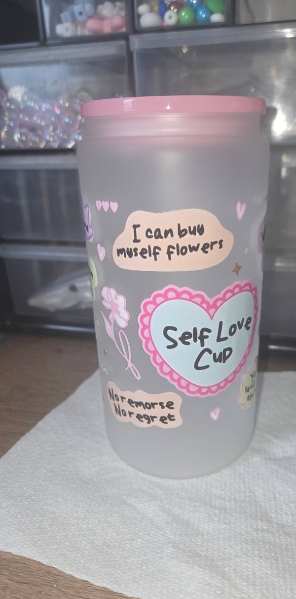 Self love tumbler