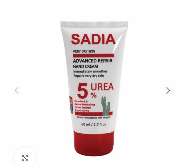 Sadia Advanced Repair Hand Cream 5% Urea – 80ml