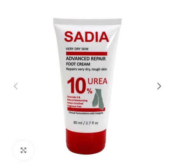 Sadia Advanced Repaire Foot Cream 10% Urea – 80ml
