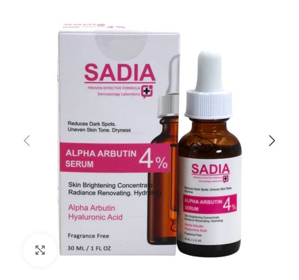 Sadia Alpha Arbutin Serum 4% – 30ML