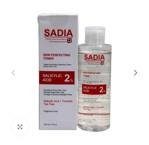 Sadia Skin Perfecting Toner - Back Sadia Skin Perfecting Toner Salicylic Acid 2% – 150ml