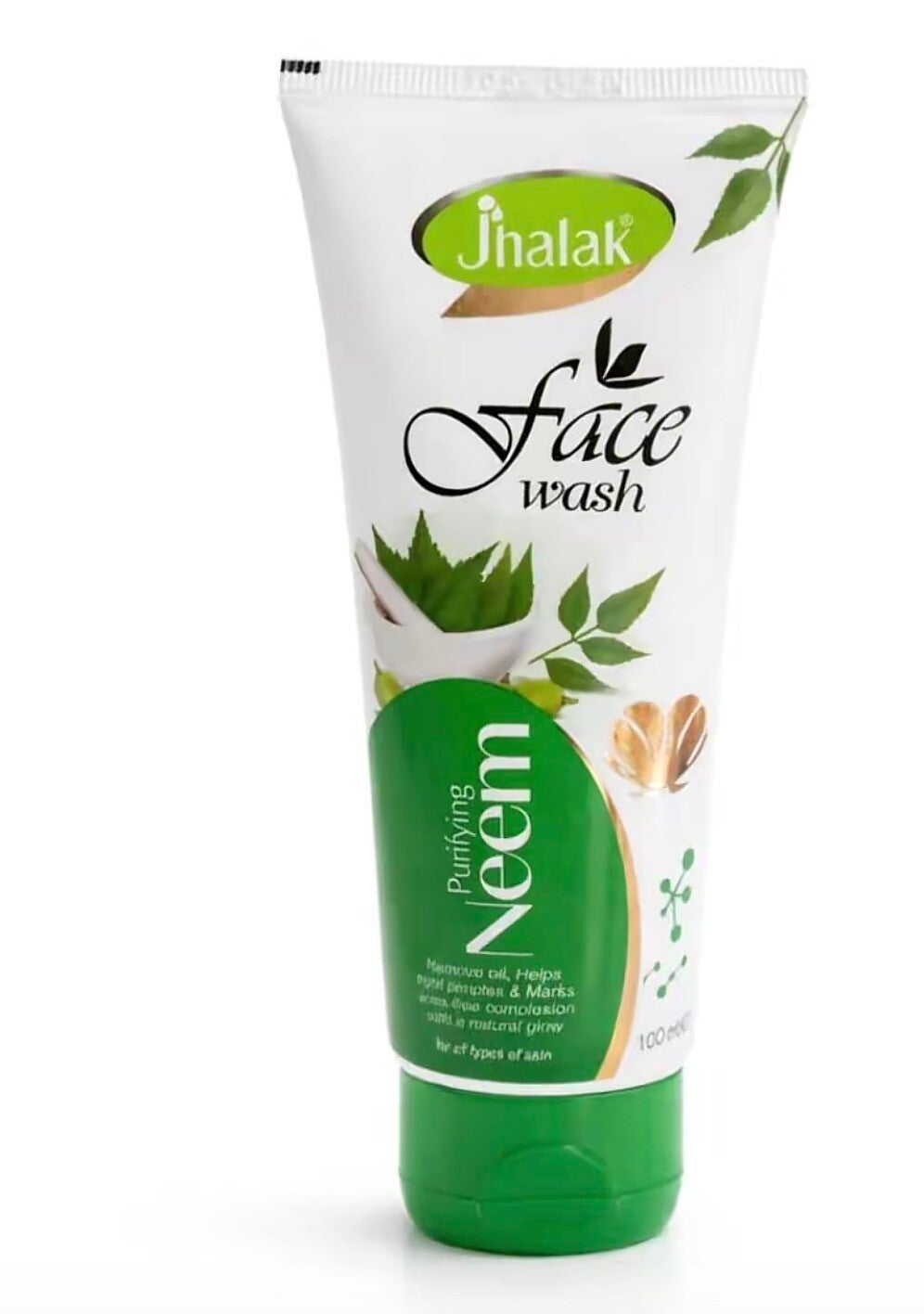 Jhalak Purifying Neem Face Wash - Acne & Blemish Defense (100ml)