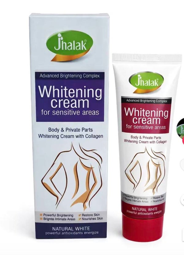 Jhalak Advanced Brightening Complex Whitening Cream for Sensitive Areas