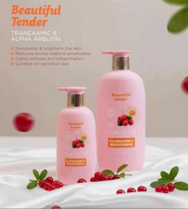 Beautiful Tender Tranexamic & Alpha Arbutin Body Lotion (500ml)