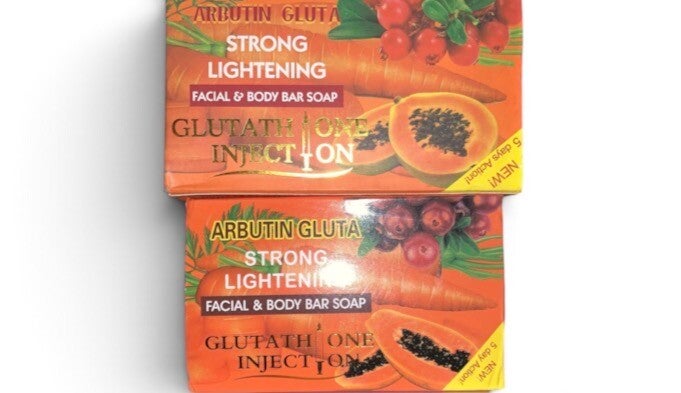 Glutathione Injection Arbutin Gluta Strong Lightening Facial & Body Bar Soap