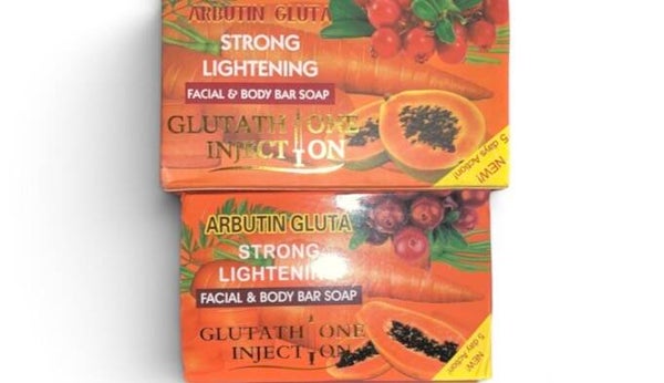 Glutathione Injection Arbutin Gluta Strong Lightening Facial & Body Bar Soap