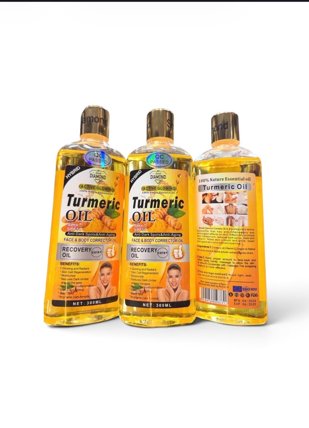 Smooth Diamond Turmeric Oil