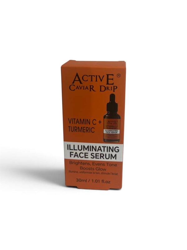 Active Caviar Drip Vitamin C + Turmeric Illuminating Face Serum (30ml)
