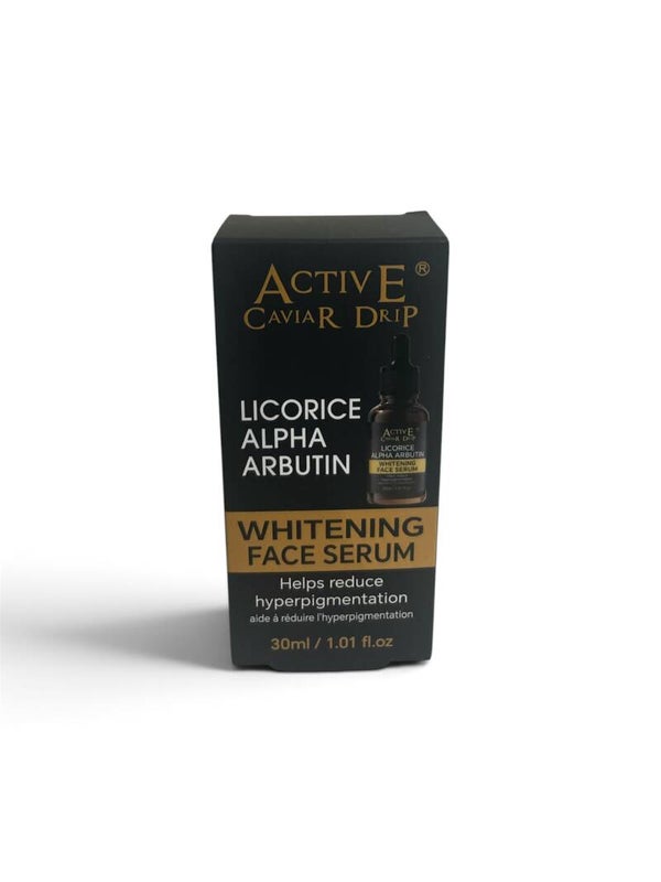 Active Caviar Drip Licorice Alpha Arbutin Whitening Face Serum (30ml)