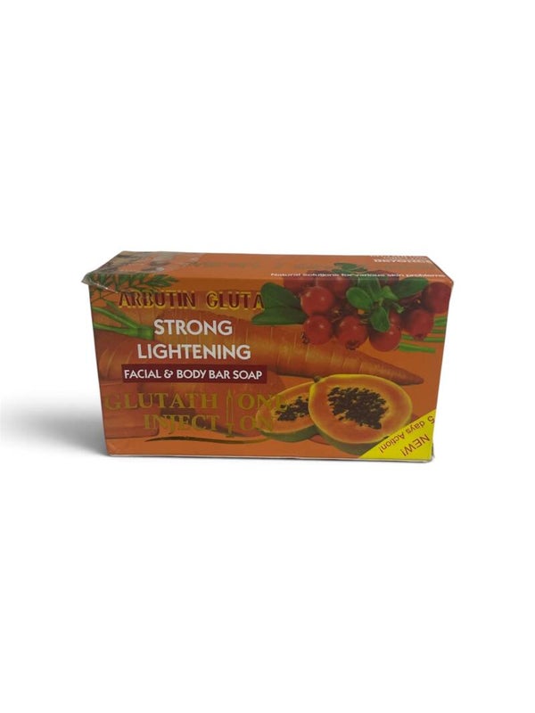 Glutathione Injection Arbutin Gluta Strong Lightening Facial & Body Bar Soap