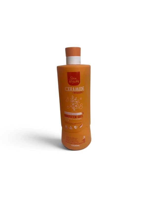 Skin Remedy Ceramide + Vitamin C Illuminate & Fortify Shower Gel (1000ML)